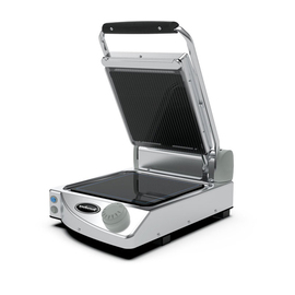 Glass ceramic grill | electric | Analogue control | grill area 250 x 250 mm | smooth|grooved product photo