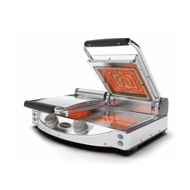 double contact grill | manual regulation | Transparent plates 2000 watts product photo