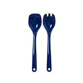 salad cutlery salad fork|salad spoon melamine blue  L 305 mm product photo