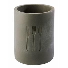 cutlery container concrete Element grey Ø 110 mm H 140 mm product photo