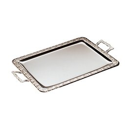 tray SCHÖNER ESSEN stainless steel relief rim  L 750 mm with handles  B 445 mm product photo
