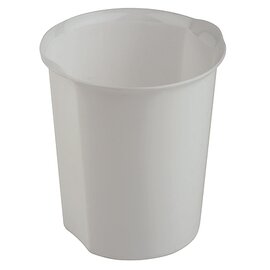 table bin 1.2 ltr plastic white Ø 140 mm  H 150 mm product photo