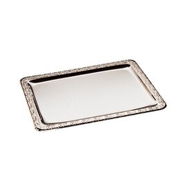 tray SCHÖNER ESSEN stainless steel relief rim  L 635 mm  B 445 mm product photo