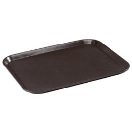 serving tray GRIPZONE non-slip GFK anthracite | 460 mm x 360 mm product photo