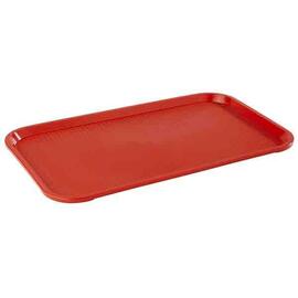 fast food tray GN 1/1 polypropylene red 530 mm x 325 mm product photo