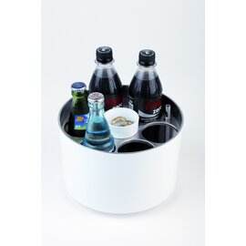 conference cooler plastic stainless steel white  Ø 230 mm  H 140 mm | suitable for 6 bottles product photo