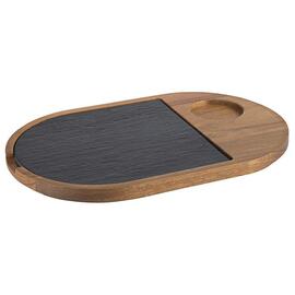 serving board black brown 280 mm x 175 mm H 20 mm product photo