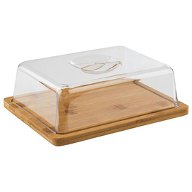 wooden tray with hood rectangular 240 mm x 185 mm H 80 mm product photo