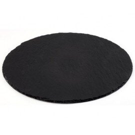 natural slate platter natural slate black coolable Ø 220 mm  H 7 mm product photo