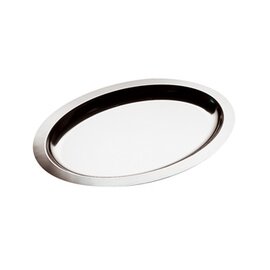 tray deep FINESSE stainless steel oval  L 700 mm  x 460 mm  H 26 mm product photo