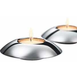 tea light holder 1-flame with tea light metal  Ø 95 mm  H 25 mm | 2 pieces product photo