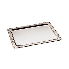 tray SCHÖNER ESSEN stainless steel 0.5 mm relief rim  L 500 mm  B 360 mm product photo