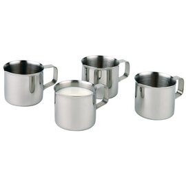 Milk jug small stainless steel shiny 25 ml H 35 mm | 4 pieces product photo