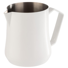 milk jug|universal jug stainless steel 350 ml white Ø 80 mm product photo