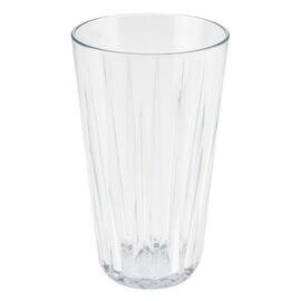 drinking cup CHRYSTAL tritan transparent with relief 50 cl | reusable product photo