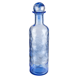 CLEARANCE | glass carafe blue Stopper with silicone gasket H 300 mm product photo
