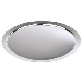 tray SUNDAY stainless steel wide shiny Ø 460 mm  H 20 mm product photo