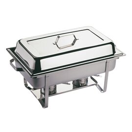 chafing dish GN 1/1 TWIN removable lid 9 ltr  L 610 mm  H 300 mm product photo