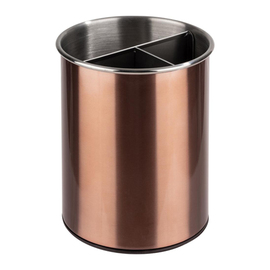 cutlery container stainless steel copper rotatable product photo