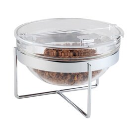 buffet rack SUNDAY glass plastic | 1 shelf with 1 bowl |1 lid|1 rack  Ø 240 mm  H 170 mm product photo