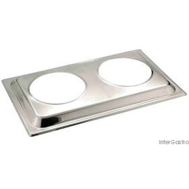 Bain Marie lid stainless steel  L 540 mm  B 335 mm product photo