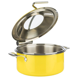 chafing dish ORBIT set 4-part stainless steel yellow suitable for induction product photo  S