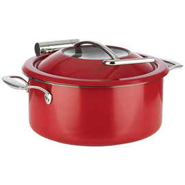 chafing dish ORBIT set 4-part stainless steel red suitable for induction product photo