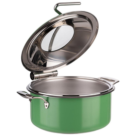 chafing dish ORBIT set 4-part stainless steel green suitable for induction product photo  S
