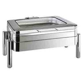 chafing dish GN 1/1 PREMIUM hinged lid sight glass 9 ltr  L 660 mm  H 330 mm product photo