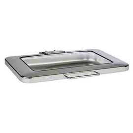 chafing dish GN 1/1 PREMIUM hinged lid sight glass 9 ltr  L 660 mm  H 330 mm product photo  S