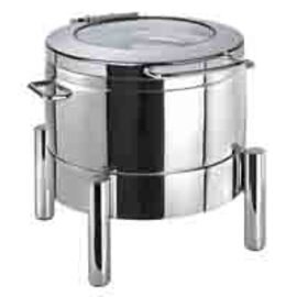 chafing dish PREMIUM hinged lid glass lid 10 ltr  L 480 mm  H 390 mm product photo