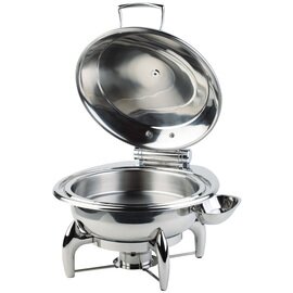 chafing dish GLOBE removable lid hinged lid 6 ltr  Ø 350 mm  L 500 mm  H 340 mm product photo