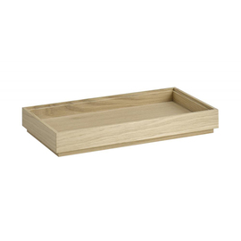 wooden box GN 1/3 H 45 mm oak wood product photo