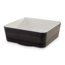 bowl 1.5 ltr 200 mm x 200 mm APS PLUS UNIVERSAL melamine light beige | brown square H 70 mm product photo