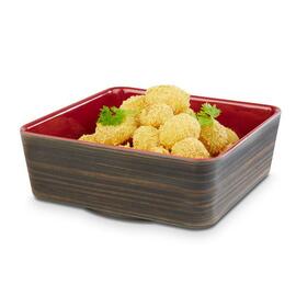 bowl 1.5 ltr 200 mm x 200 mm APS PLUS UNIVERSAL melamine red | brown square H 70 mm product photo