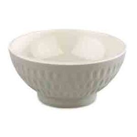 bowl ASIA PLUS 350 ml melamine grey cream white with relief Ø 130 mm  H 55 mm product photo