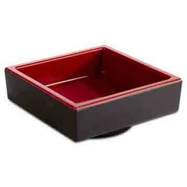 bowl ASIA PLUS 50 ml melamine red black 75 mm  x 75 mm  H 30 mm product photo