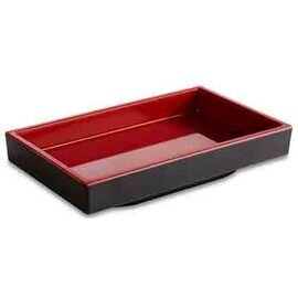 bowl ASIA PLUS 150 ml melamine red black 155 mm  x 95 mm  H 30 mm product photo