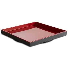 bowl ASIA PLUS 450 ml melamine red black 230 mm  x 230 mm  H 30 mm product photo