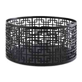 buffet stand|buffet basket ASIA PLUS stainless steel black | 1 shelf  Ø 210 mm  H 105 mm product photo