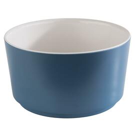 bowl 0.6 ltr Ø 130 mm HAPPY BUFFET melamine white | blue H 70 mm product photo
