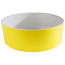 bowl 1.5 ltr Ø 200 mm HAPPY BUFFET melamine white | yellow H 70 mm product photo
