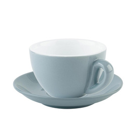 coffee cup with saucer SNUG porcelain blue 200 ml product photo