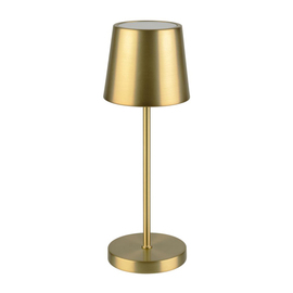 rechargeable table lamp MERLE MINI golden coloured H 250 mm product photo