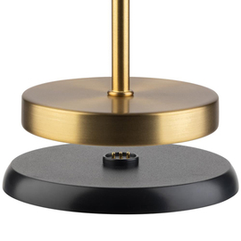 rechargeable table lamp MERLE MINI golden coloured H 250 mm product photo  S