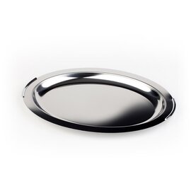 tray FINESSE stainless steel oval  L 510 mm  x 360 mm  H 26 mm product photo