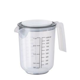 Mixing cup with lid with lid PP silicone transparent 1 ltr Ø 125 mm H 160 mm product photo