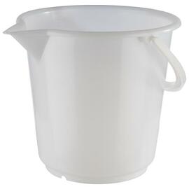 Bucket with spout polyethylene 17 ltr white Ø 330 mm H 320 mm product photo