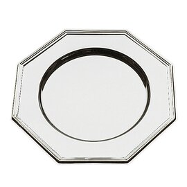 Placemat, 18/10 stainless steel polished, 8-corner, Ø 33 cm product photo