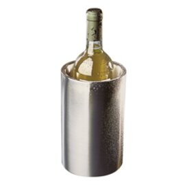 Bottle cooler, Ø 10 cm, H 17 cm, matt stainless steel, double-walled for best insulating properties, in the gift box, for 0.5 ltr bottles product photo